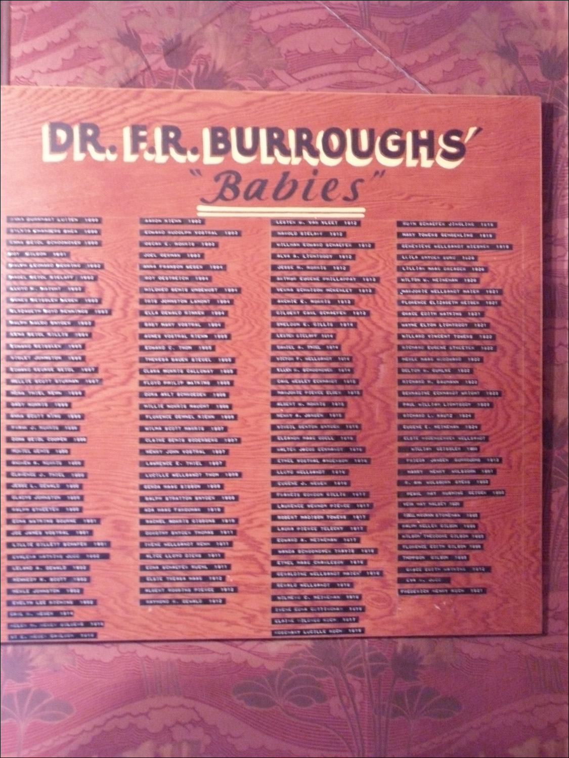 Ritzville, WA- Dr Burroughs home tour~listing of Dr. Burroughs' deliveries